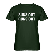 Womens Suns Out Guns Out Ladies' T-shirt