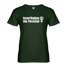 Womens She Persisted Bold Ladies' T-shirt