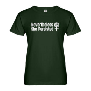 Womens She Persisted Bold Ladies' T-shirt