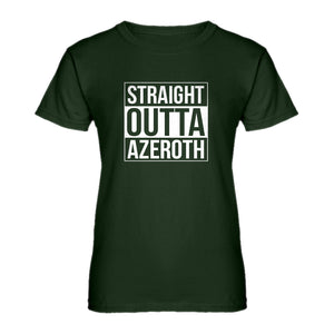 Womens Straight Outta Azeroth Ladies' T-shirt