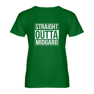 Womens Straight Outta Midgard Ladies' T-shirt