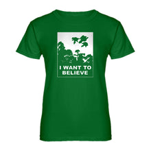 Womens I Want to Believe Super Girls Ladies' T-shirt