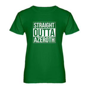 Womens Straight Outta Azeroth Ladies' T-shirt