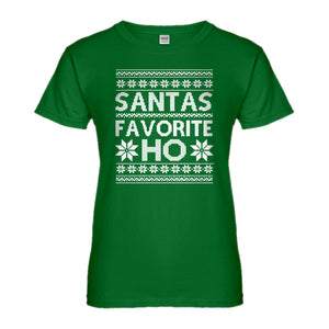 Womens Santas Favorite Ho Ladies' T-shirt