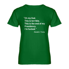 Womens This is the End of my Presidency Ladies' T-shirt