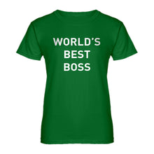 Womens World's Best Boss Ladies' T-shirt