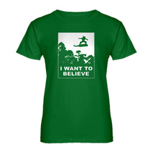Womens I Want to Believe Nimbus Fighter Ladies' T-shirt