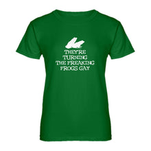 Womens They're Turning the Freaking Frogs Gay! Ladies' T-shirt