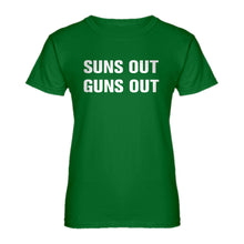 Womens Suns Out Guns Out Ladies' T-shirt
