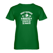 Womens What Happens on the Route Stays on the Route Ladies' T-shirt
