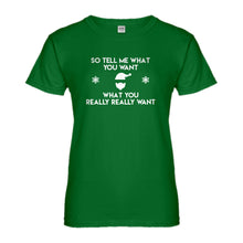 Womens Tell me what you want Ladies' T-shirt