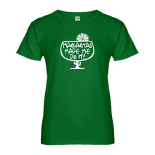 Womens Margaritas Made Me Do It Ladies' T-shirt