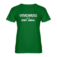 Womens Unicorns are my Spirit Animal Ladies' T-shirt