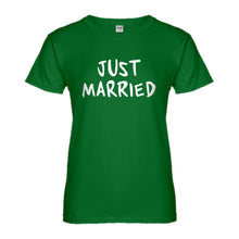 Womens Just Married Ladies' T-shirt