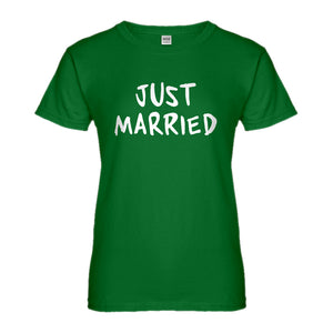Womens Just Married Ladies' T-shirt
