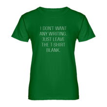 Womens Leave the Tshirt Blank Ladies' T-shirt