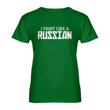 Womens I Fight Like a Russian Ladies' T-shirt
