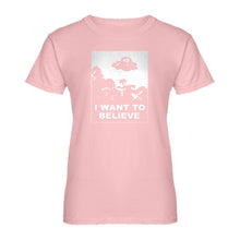 Womens I Want to Believe, Morty Ladies' T-shirt