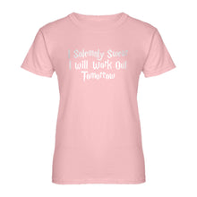 Womens Solemnly Swear to Work Out Ladies' T-shirt