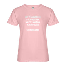 Womens She Persisted Venus Fist Ladies' T-shirt