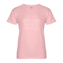 Womens Stressed Depressed Ladies' T-shirt
