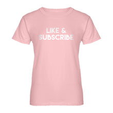 Womens Like and Subscribe Ladies' T-shirt