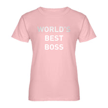 Womens World's Best Boss Ladies' T-shirt