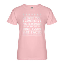 Womens He Sees Your When You're Drinking Ladies' T-shirt