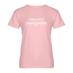 Womens Subscribe to PewDiePie Ladies' T-shirt