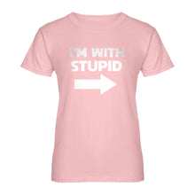 Womens I'm With Stupid Right Ladies' T-shirt