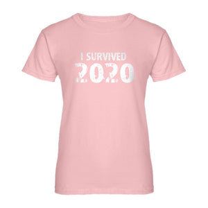 Womens I Survived 2020 Ladies' T-shirt