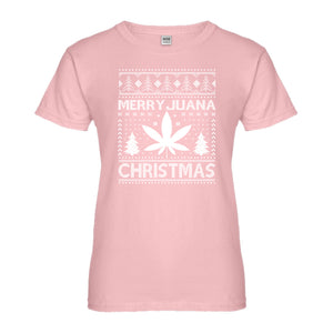 Womens MerryJuana Christmas Ladies' T-shirt