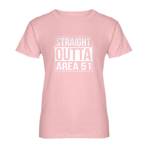 Womens Straight Outta Area 51 Ladies' T-shirt