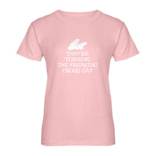 Womens They're Turning the Freaking Frogs Gay! Ladies' T-shirt