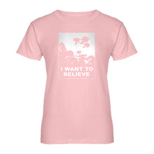 Womens I Want to Believe Super Girls Ladies' T-shirt