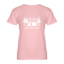 Womens What Happens in the Camper Ladies' T-shirt