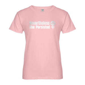 Womens She Persisted Bold Ladies' T-shirt