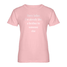 Womens Sorry ladies Ladies' T-shirt