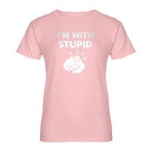 Womens I'm With Stupid You Ladies' T-shirt