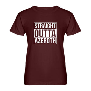 Womens Straight Outta Azeroth Ladies' T-shirt