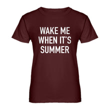 Womens Wake me When its Summer Ladies' T-shirt