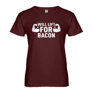 Womens Will Lift for Bacon Ladies' T-shirt