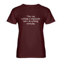 Womens Nothing is Impossible Ladies' T-shirt