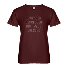 Womens Stressed Depressed Ladies' T-shirt