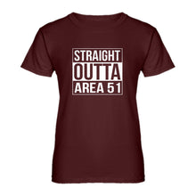Womens Straight Outta Area 51 Ladies' T-shirt