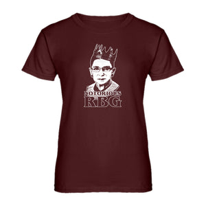 Womens Notorious RBG Ruth Bader Ginsberg Ladies' T-shirt