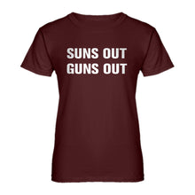 Womens Suns Out Guns Out Ladies' T-shirt