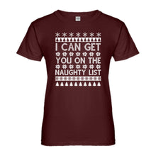 Womens I can get you on the Naughty List Ladies' T-shirt