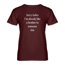 Womens Sorry ladies Ladies' T-shirt