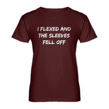Womens I Flexed and the Sleeves Fell Off Ladies' T-shirt